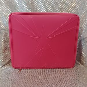 Lancome Paris Red Faux Leather Travel Case - NWOT